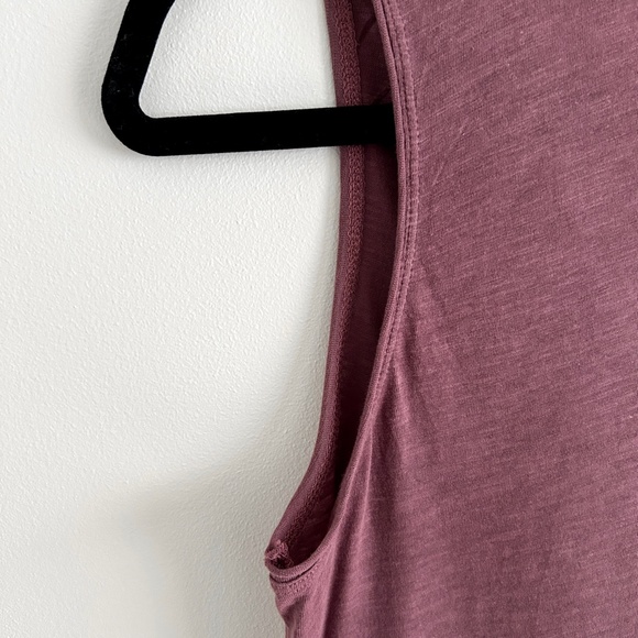 Madewell V-Neck Tank Top with Pocket Plum Purple Sleeveless Size XXS - Picture 8 of 10